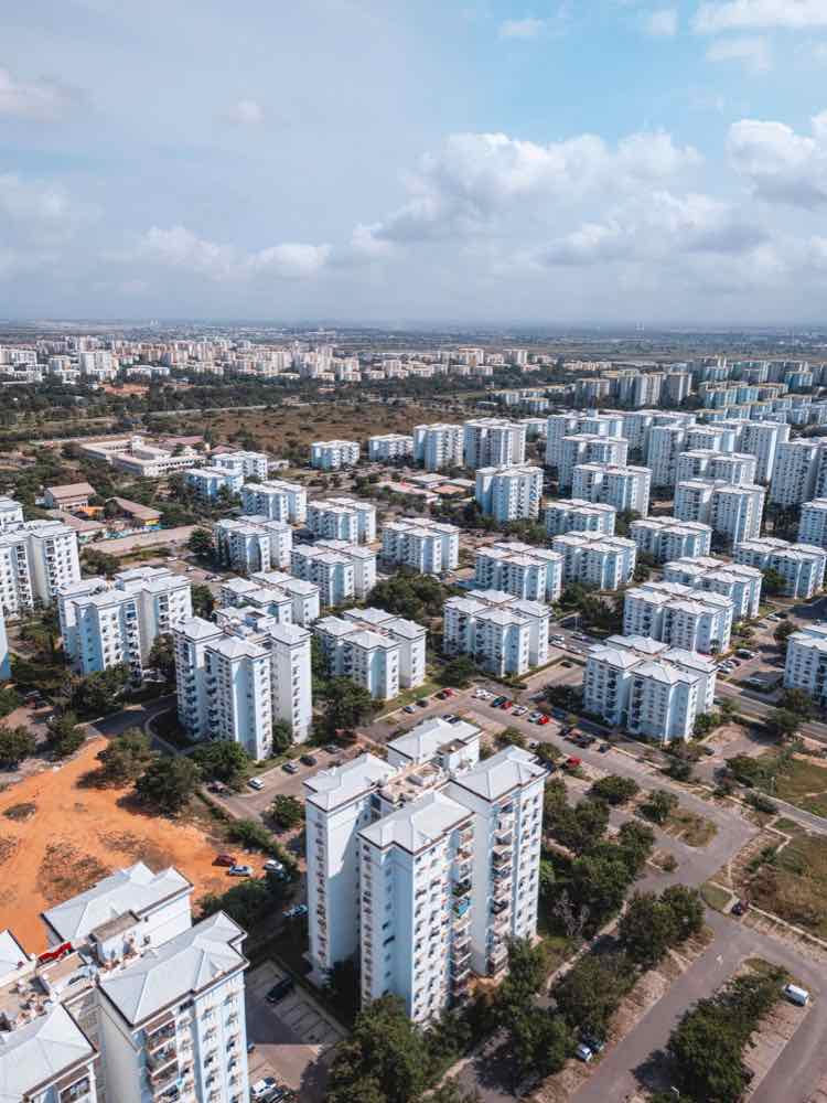 Residential apartment blocks in Dar es Salaam